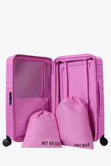 Resale The Medium Check-In Roller in Glossy Berry