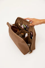 Resale The Large Cosmetic Pouch in Camel