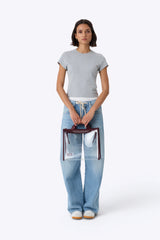 Resale The Stadium Tote in Burgundy