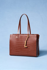 The Letter Charm in Camel