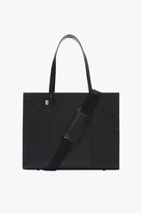 Resale The Large Work Tote in Black Croc